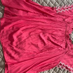 Lane Bryant Fuchsia Top